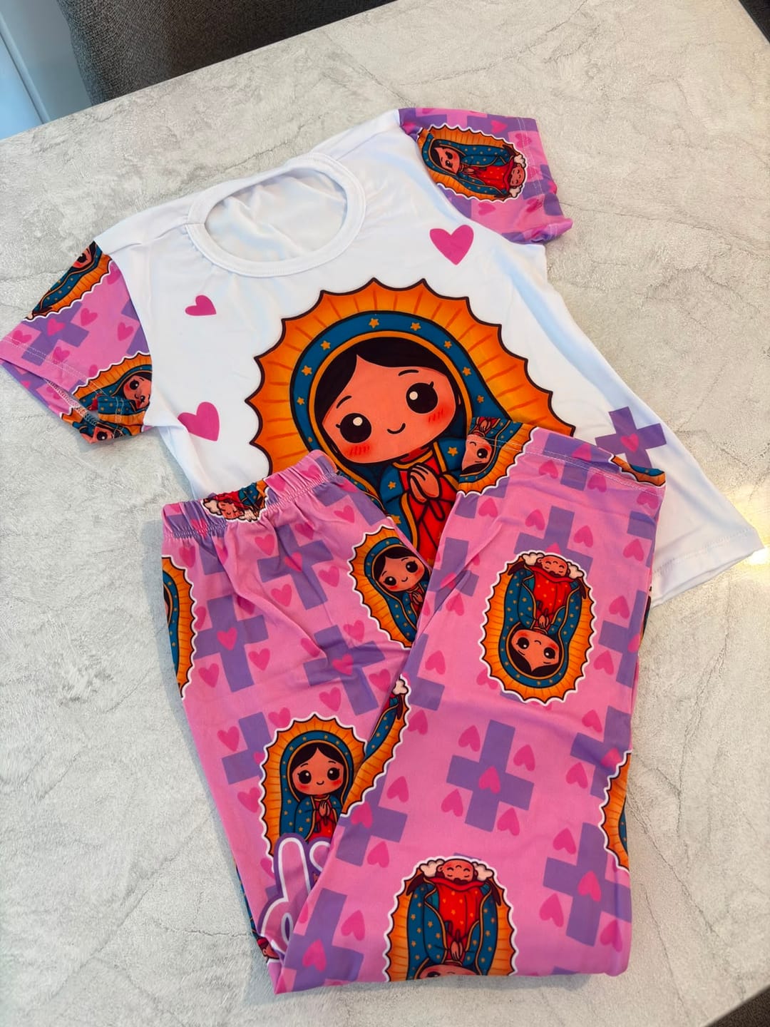 Customer photo review of PIJAMA MANGA CORTA NIÑAS SEP2