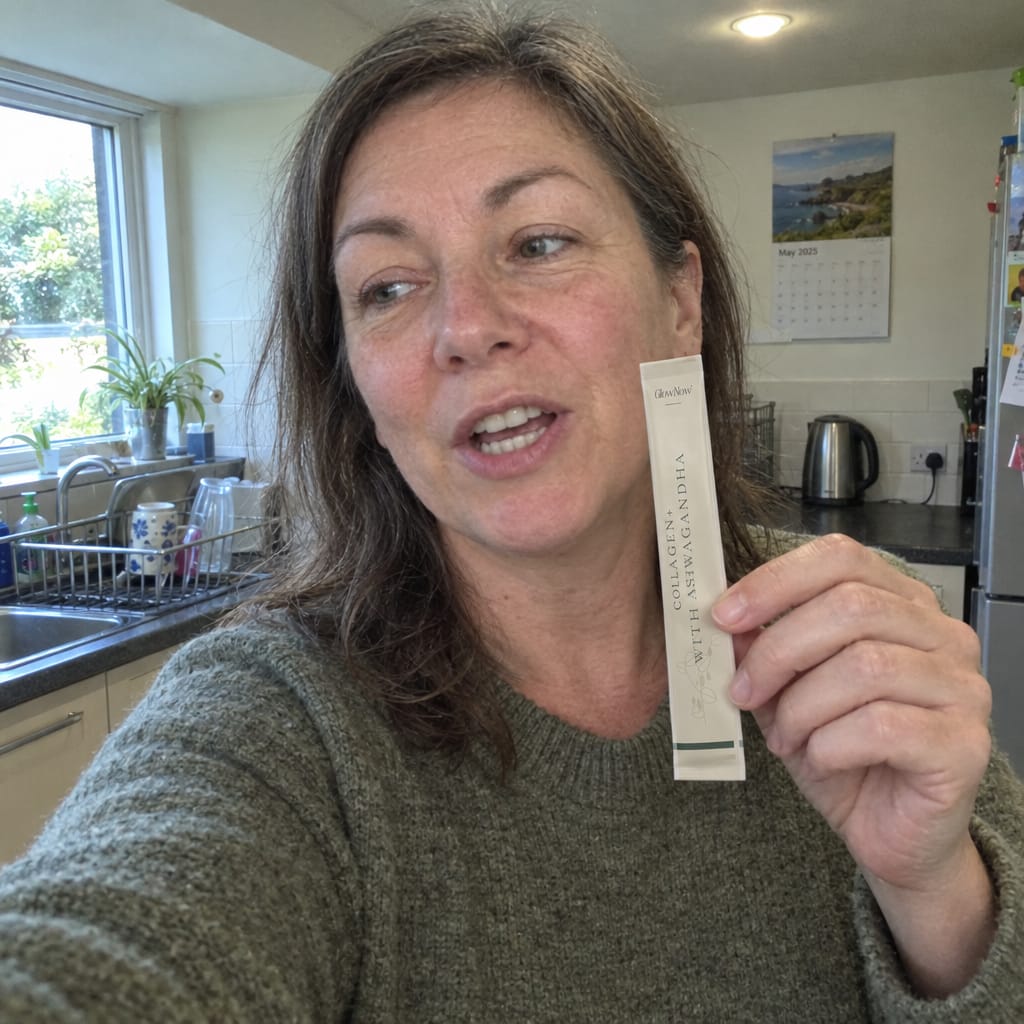 Customer photo review of GlowNow™ Collagen+ with Ashwagandha
