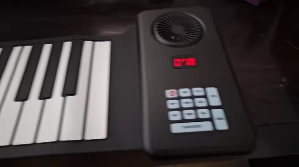 Customer photo review of Clavier piano souple en silicone