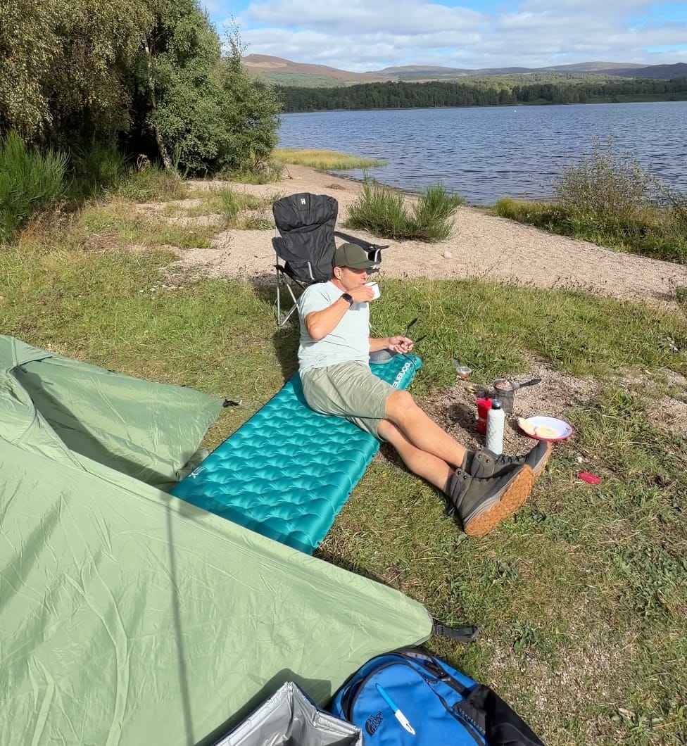 Customer photo review of Double Helix Sleeping Pad