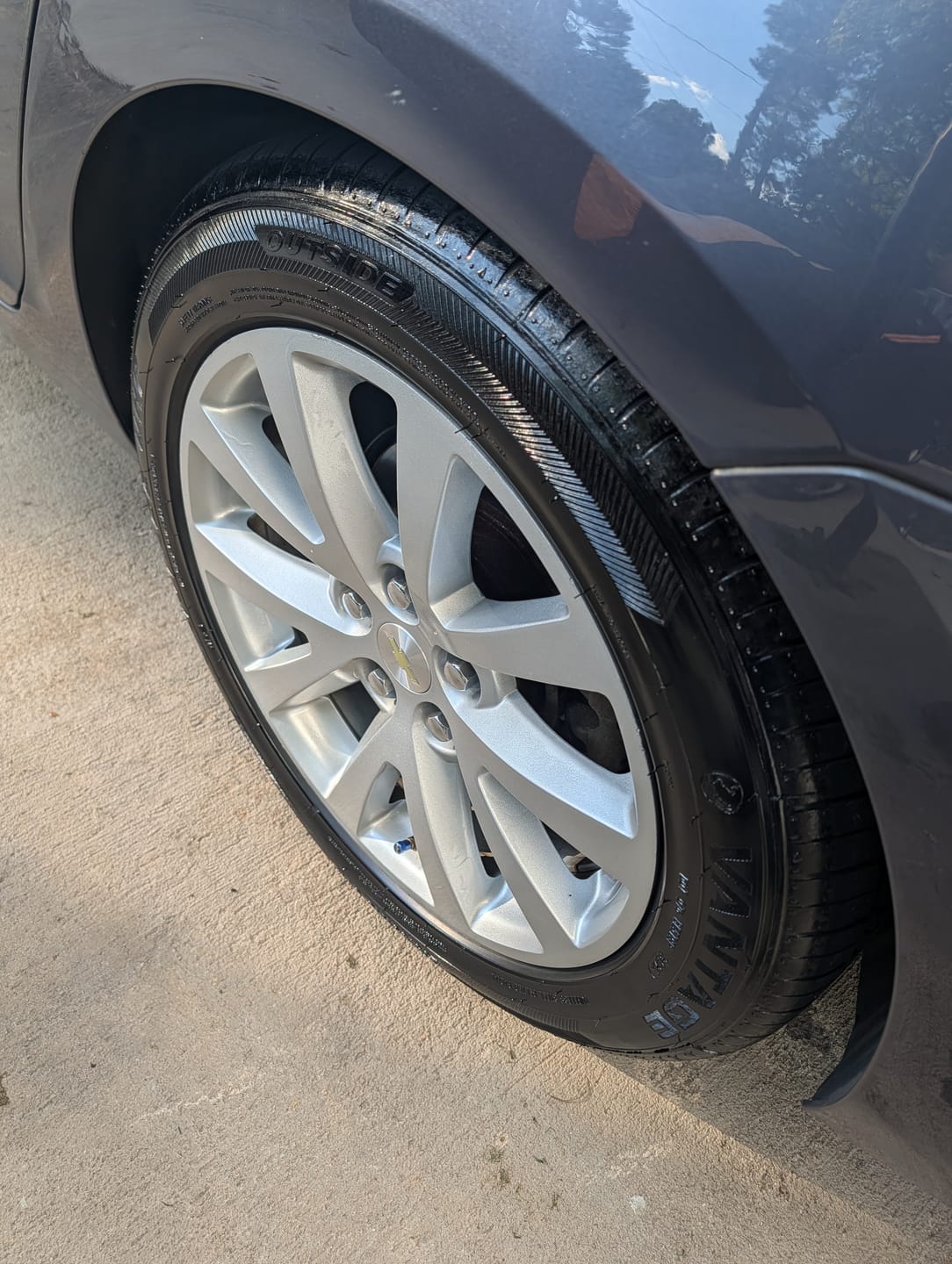 Customer photo review of Gloss Lock | Long Lasting Tire Shine Coating