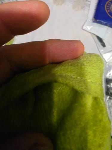 Customer photo review of Froggy's Ribbit Sleep Mask