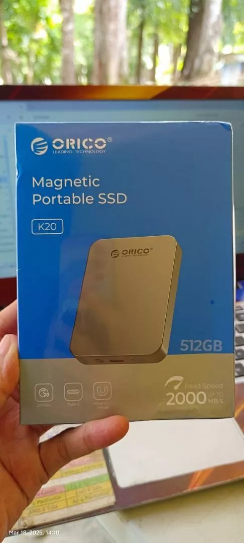 Customer photo review of ORICO k20 Magnetic Portable SSD (32GB - 2TB)