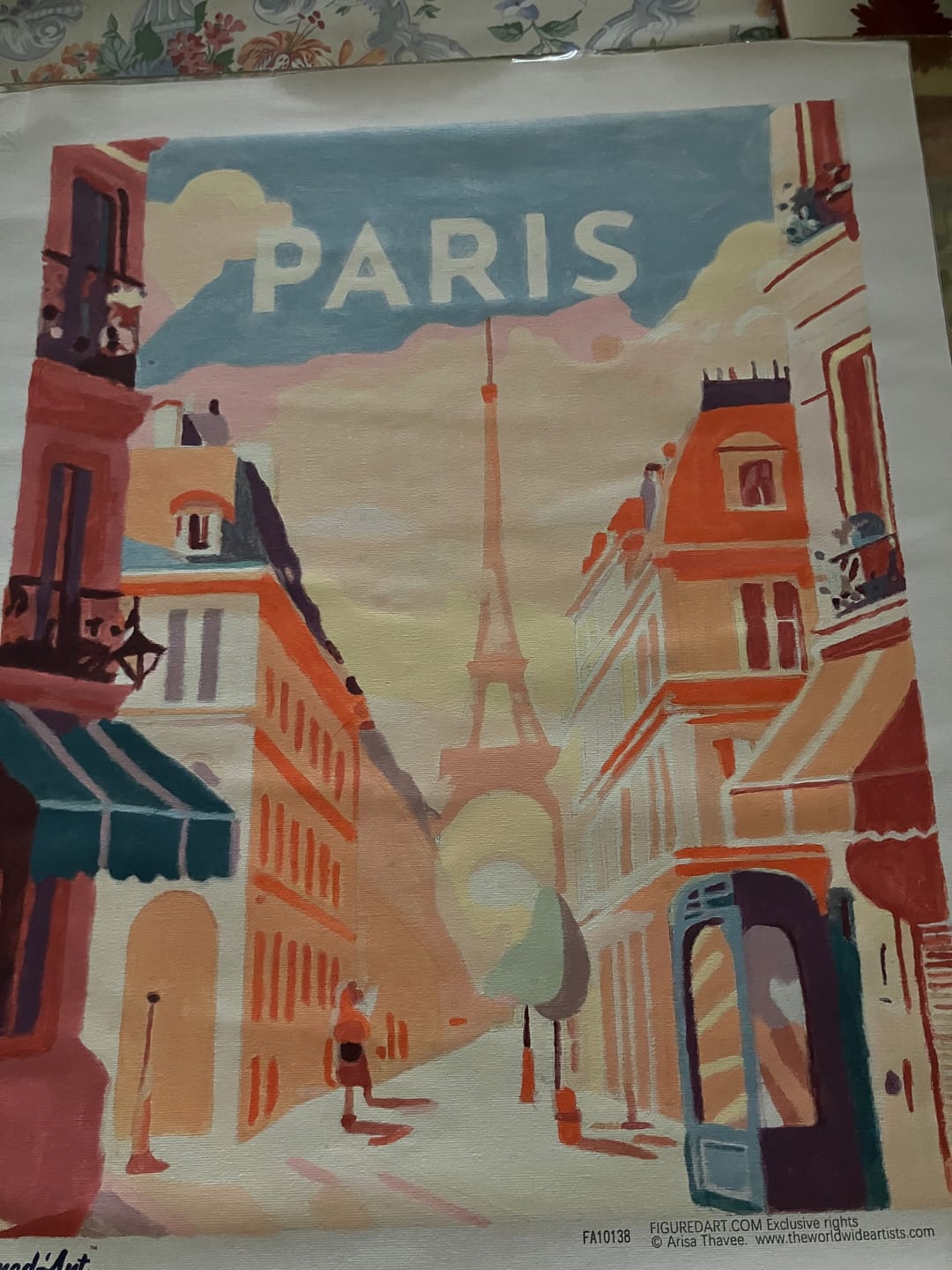 Customer photo review of Affiche Vintage Paris