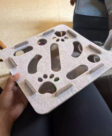 Customer photo review of Pawvly ™ - Cat Puzzle Box