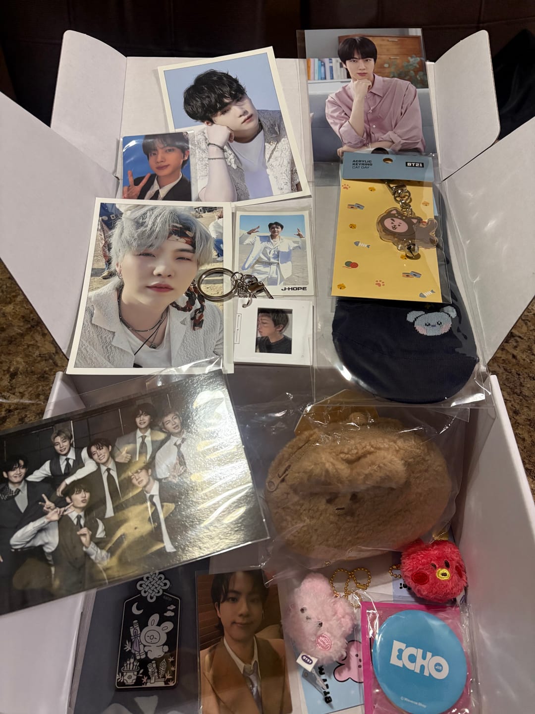 Customer photo review of BTS MYSTERY RANDOM BOX [RENEWAL VERSION]