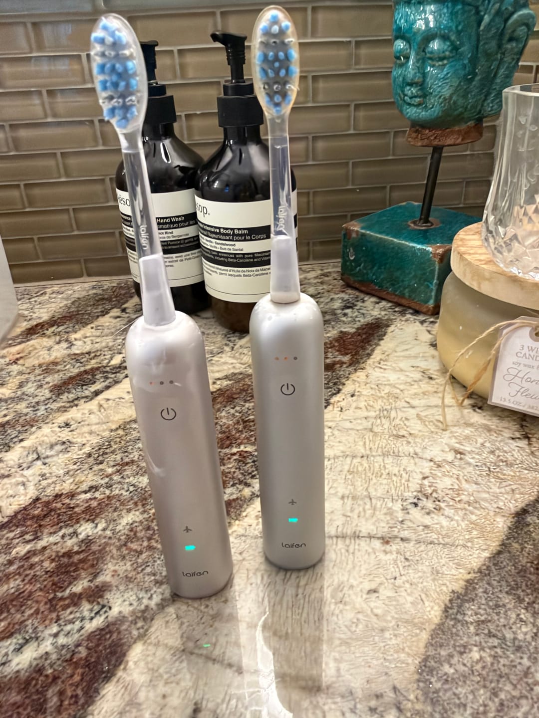 Customer photo review of Laifen Wave Pro Electric Toothbrush