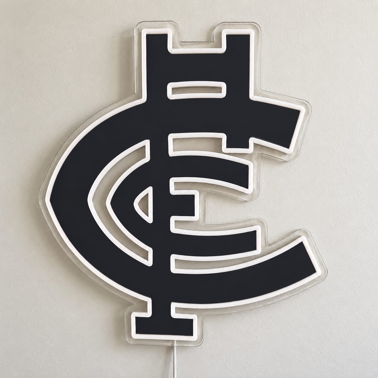Customer photo review of Carlton Blues Neon Sign