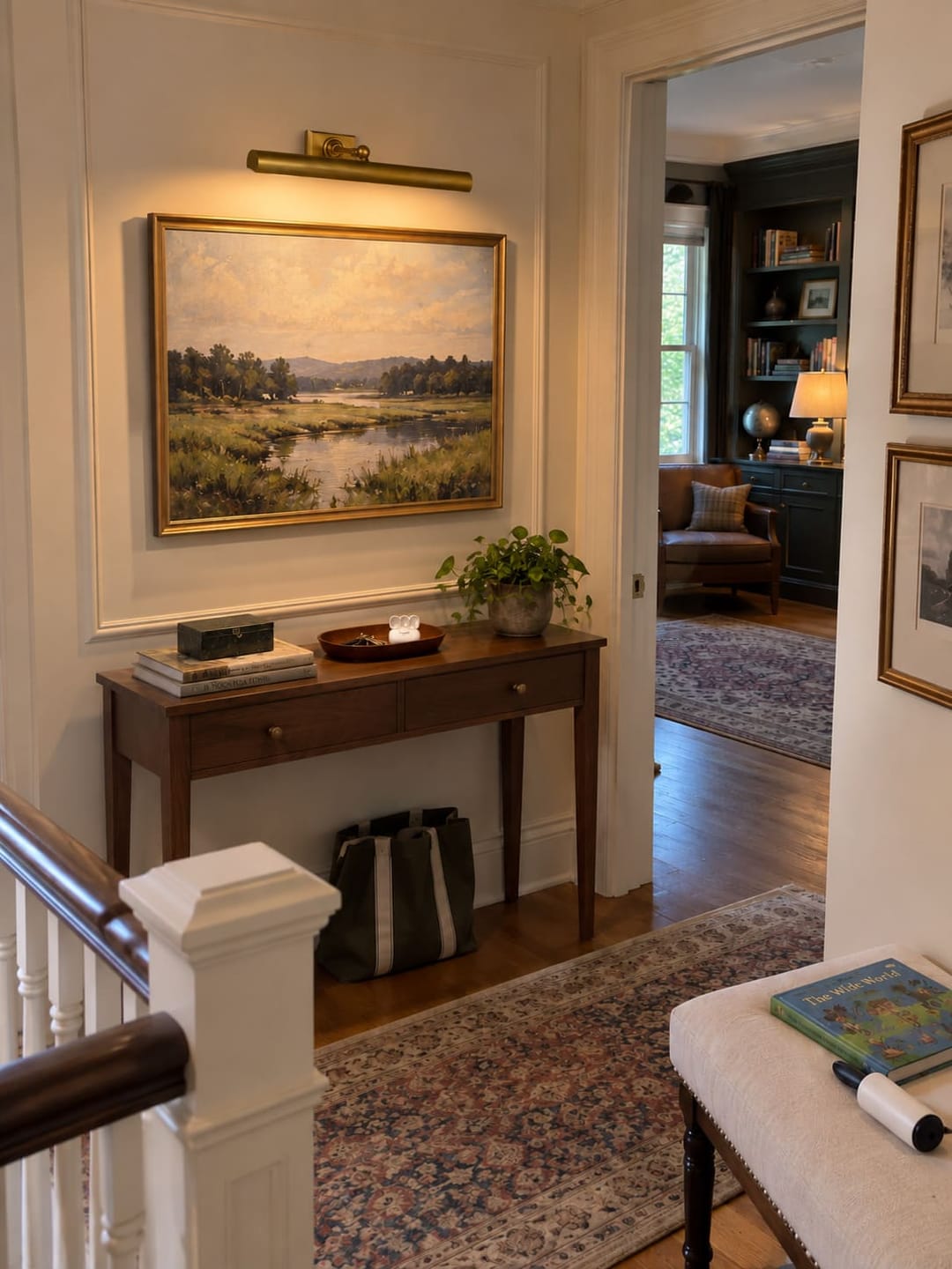 Customer photo review of Aurelian Cabinet Picture Light