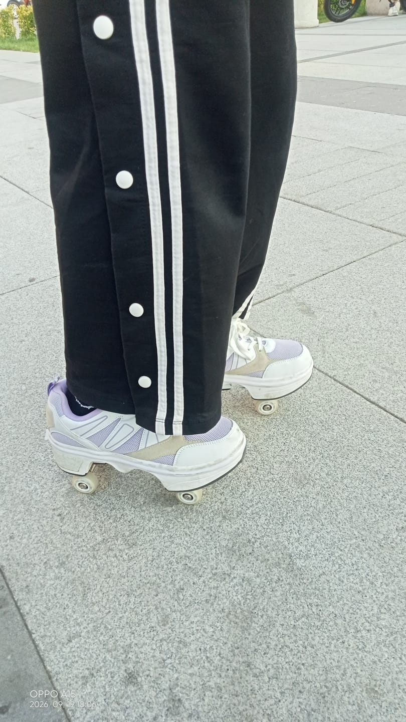 Customer photo review of Paten Ayakkabı Starlite Violet LED | Tekerlekli Spor Ayakkabı