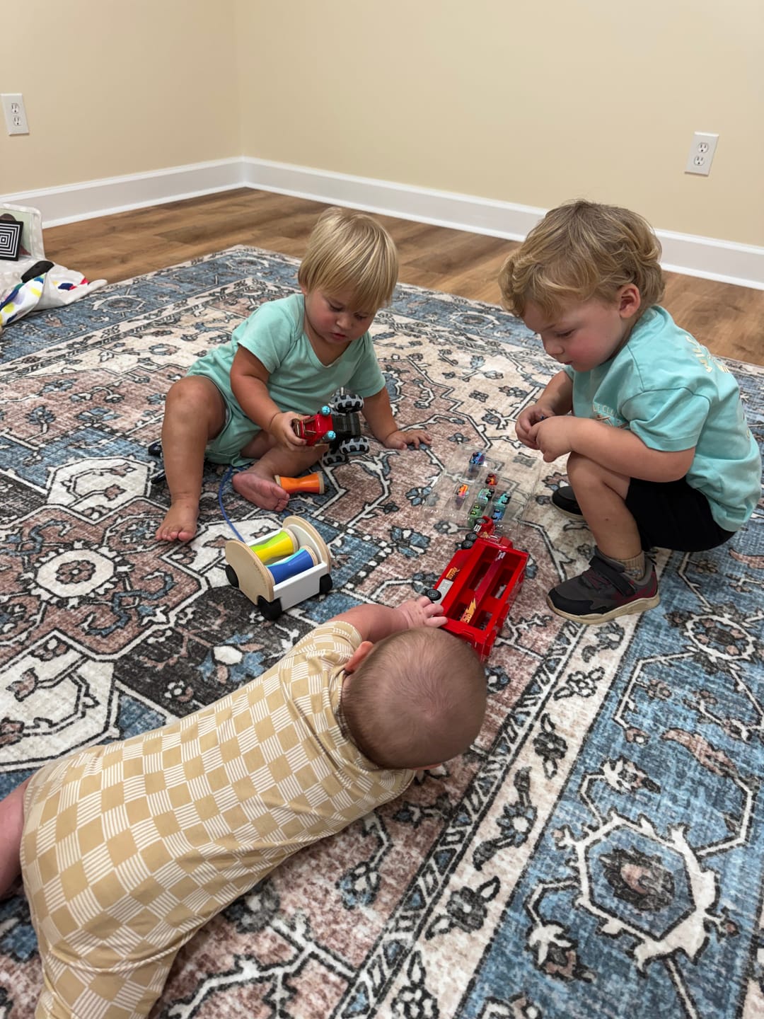 Customer photo review of Designer Relax Mat - 1.4" Thick Foam Base