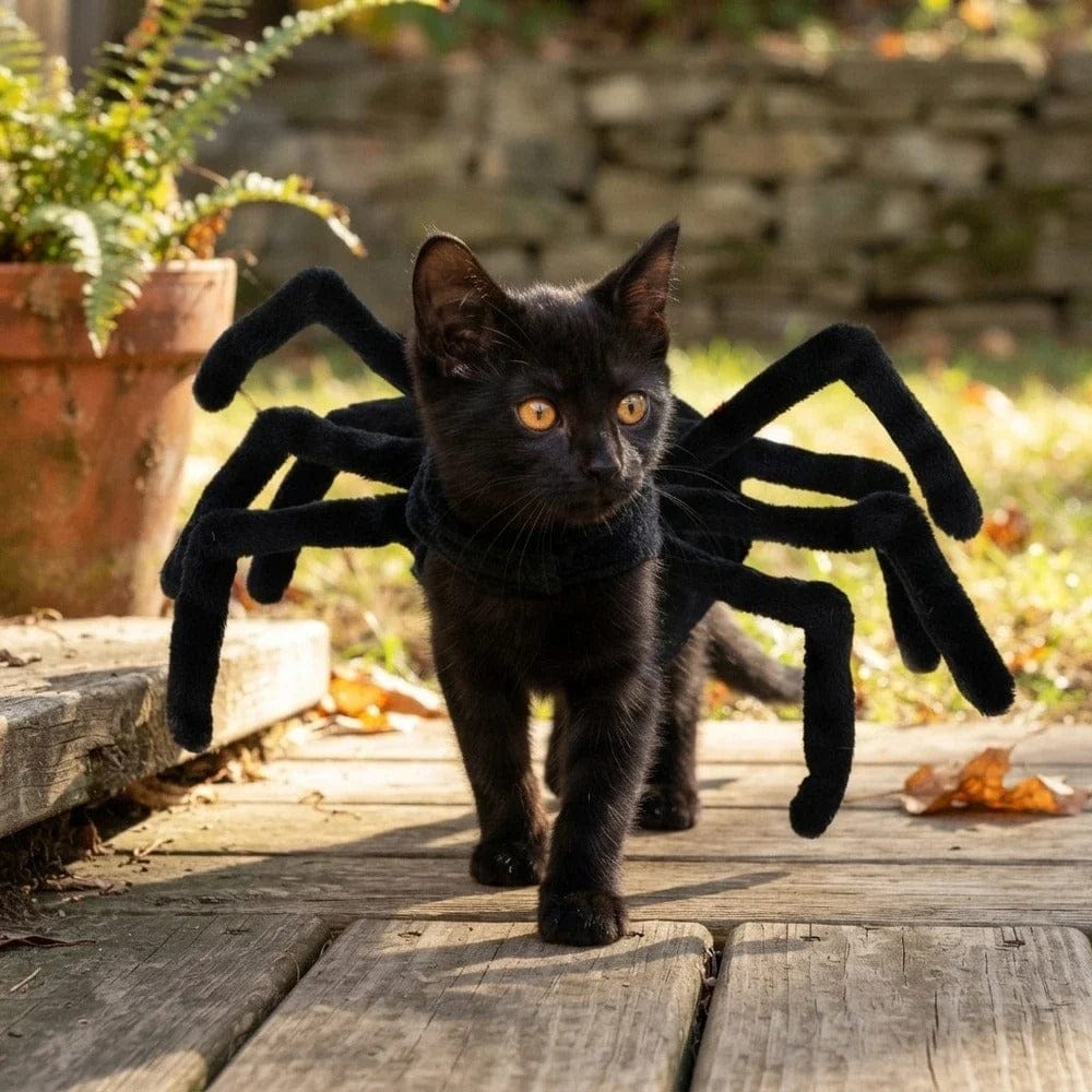 Customer photo review of Disfraz de araña para Halloween