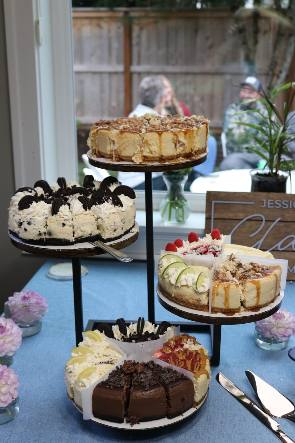 Customer photo review of Salted Caramel Cheesecake