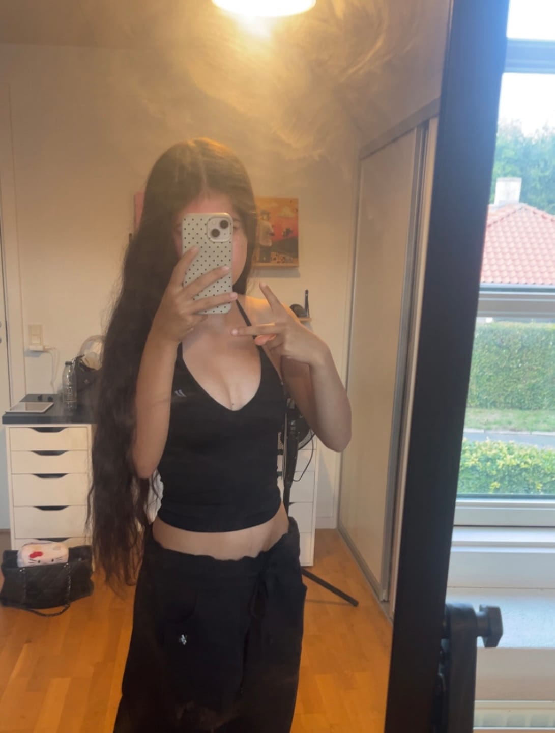 Customer photo review of W4347 Pulse Seamless Halter Tank