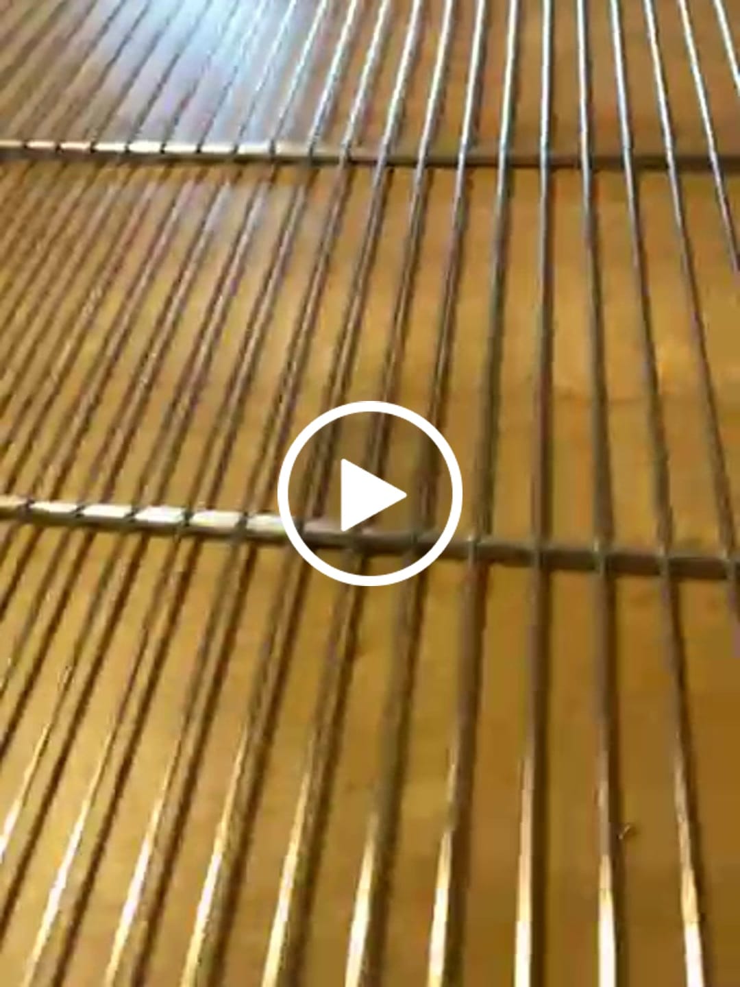 Customer video review of Grille inox 600x400
