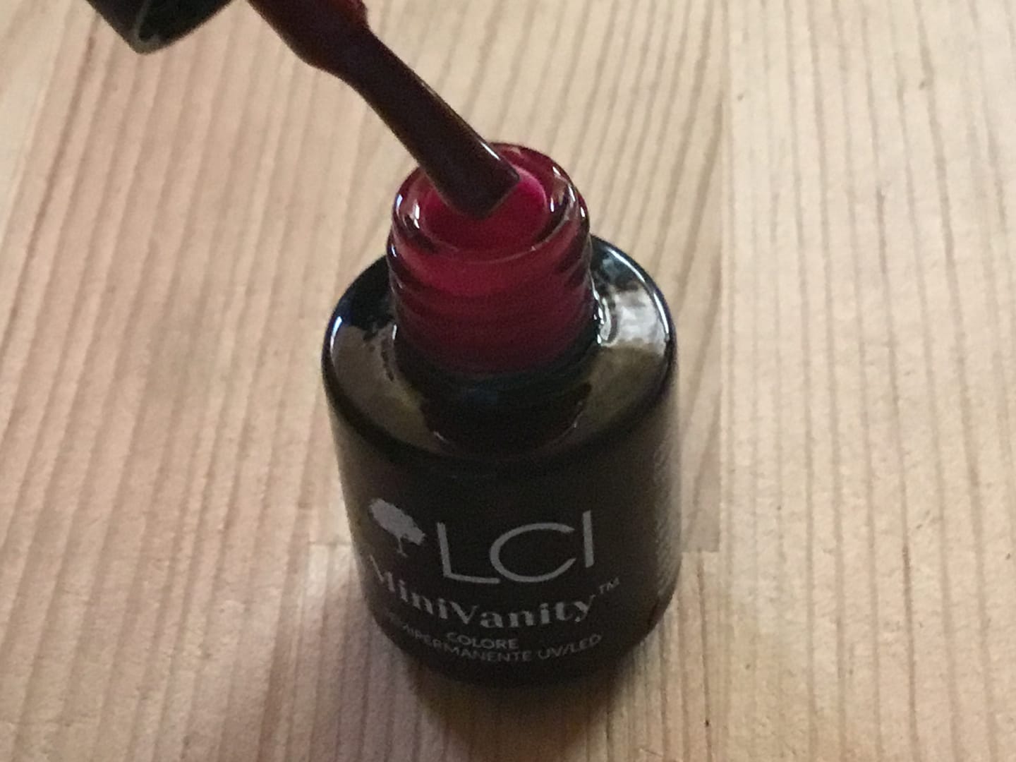 Customer photo review of Smalto Semipermanente LCI -  Corten - Rosso scuro