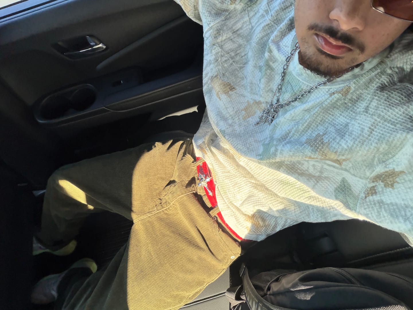 Customer photo review of 'DOWN YOUR THROAT' BELT