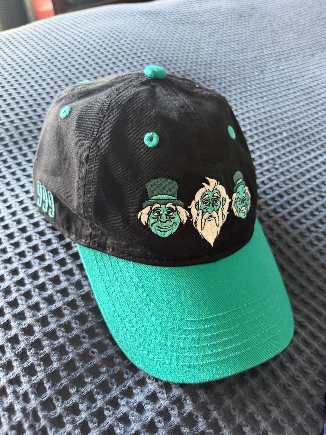 Customer photo review of Disney's Haunted Mansion "Hitching a Ride" – Dad Hat