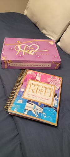 Customer photo review of Everything Ri$h: The Financial Planner | Luxury Cover