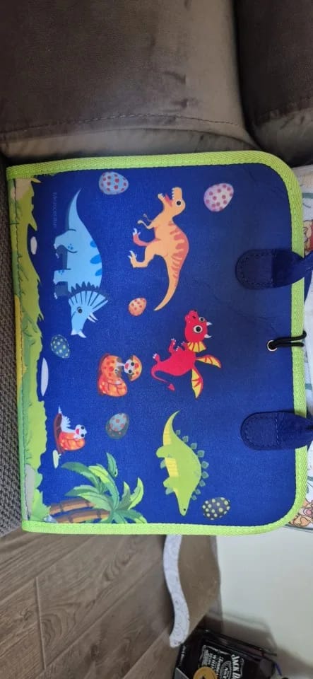Customer photo review of TibaToes Busy Board — książeczka manipulacyjna