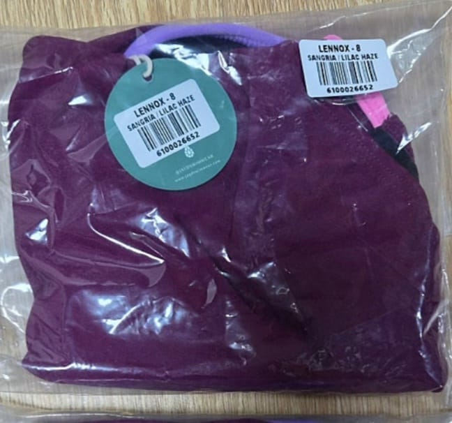 Customer photo review of LENNOX ONE PIECE - Sangria|Lilac Haze