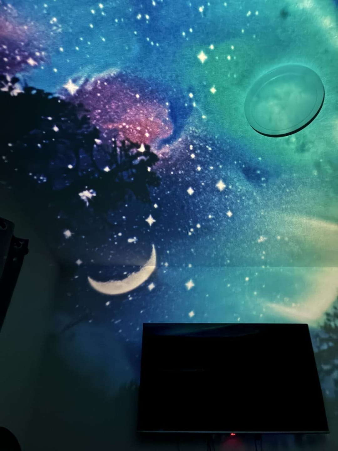 Customer photo review of Lumina Living Projection Night Light
