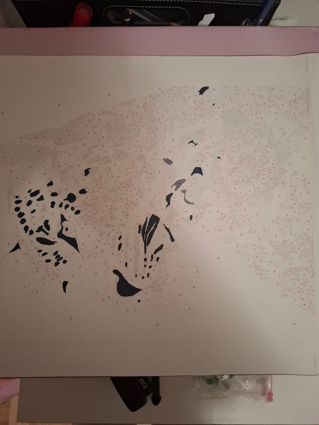 Customer photo review of Malen nach Zahlen - Überraschungsbild