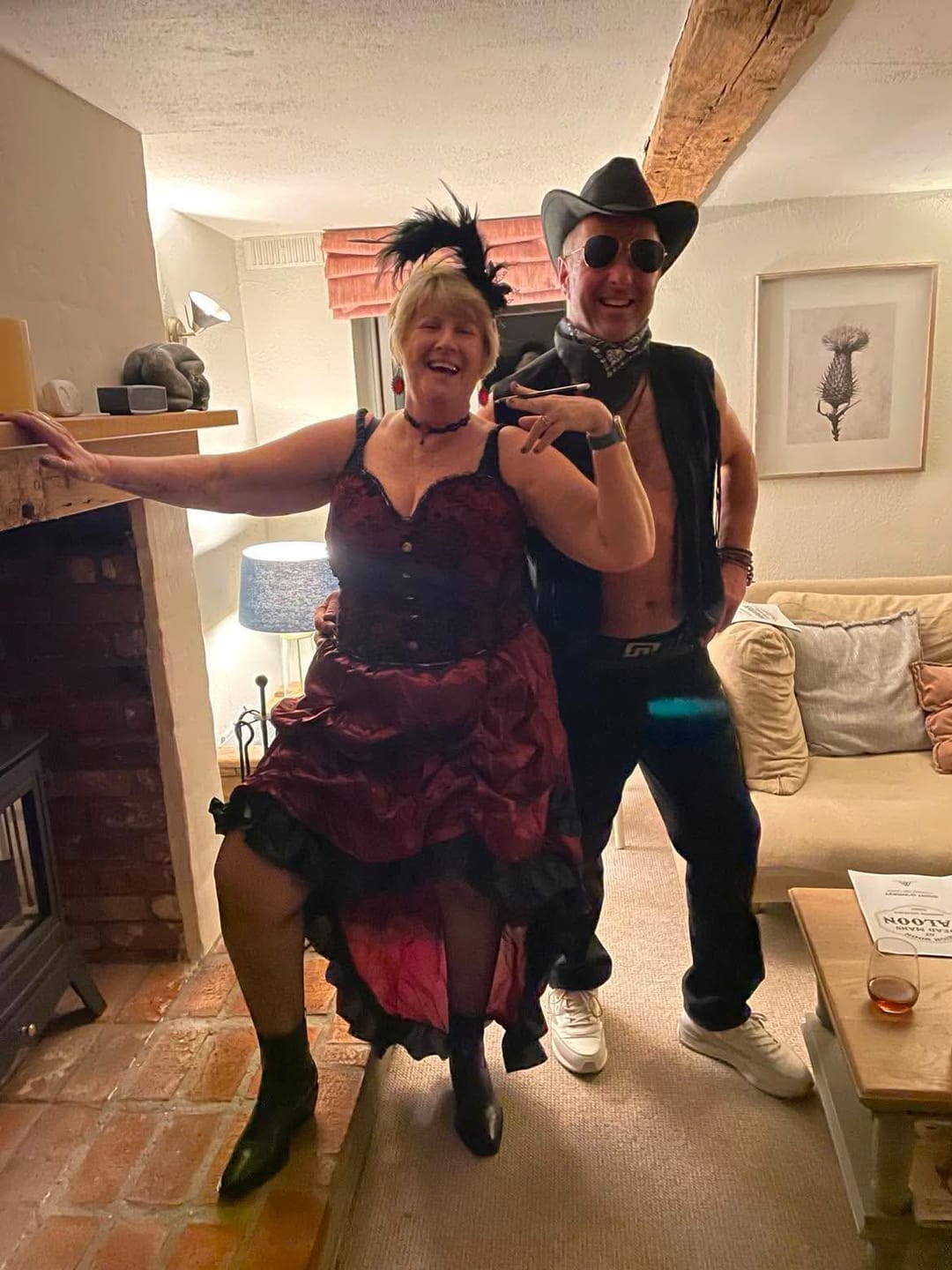 Customer photo review of Wild West Cowboy Murder Mystery Host Your Own Game Kit