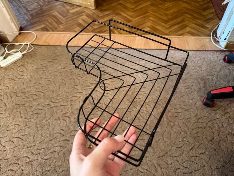 Customer photo review of EckoShelf | Duschablage Ecke ohne Bohren
