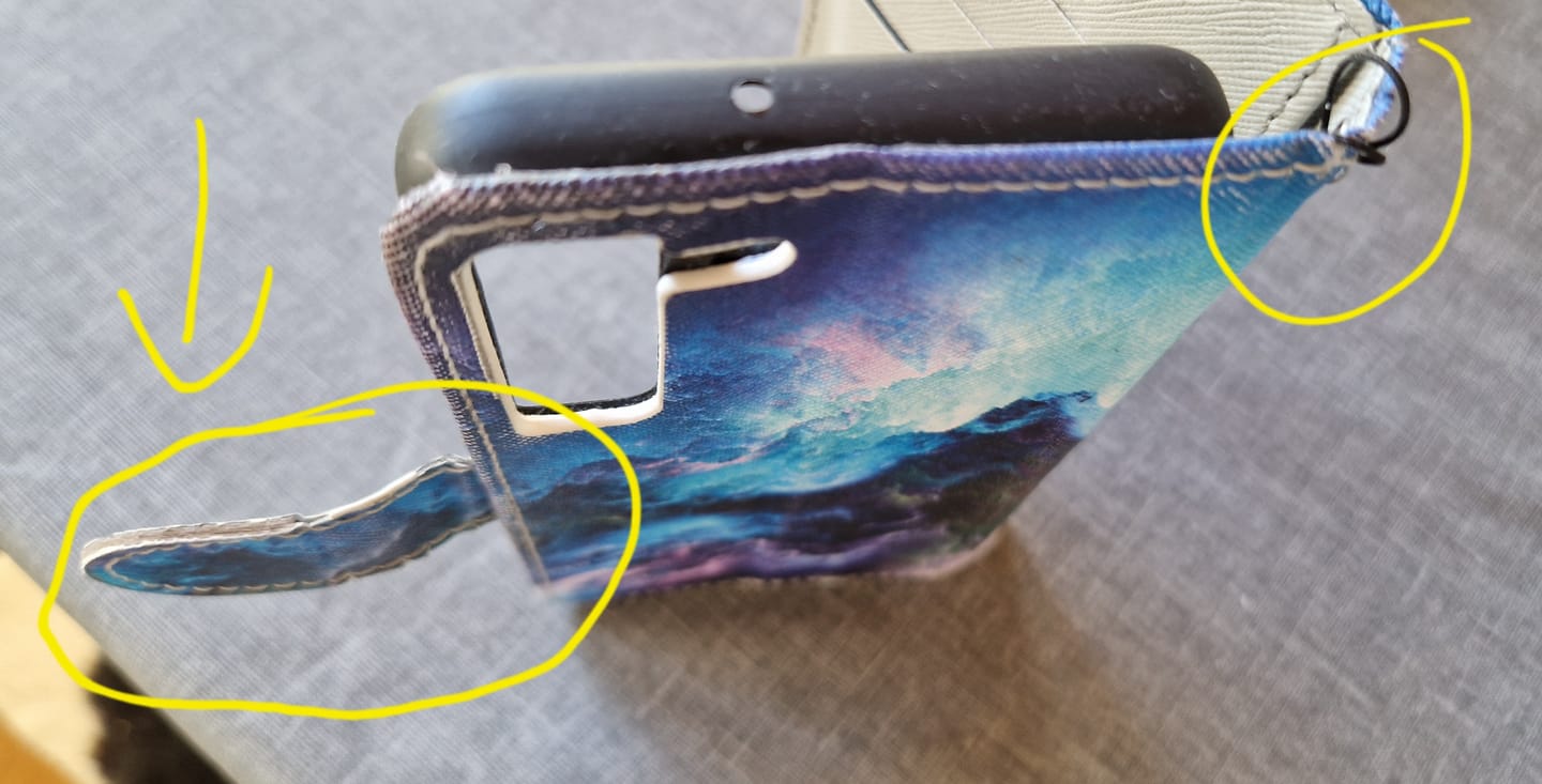 Customer photo review of Galaxy S22 - Stand Flip Case Hülle