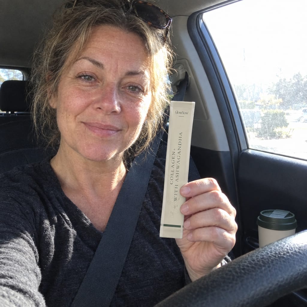 Customer photo review of GlowNow™ Collagen+ with Ashwagandha
