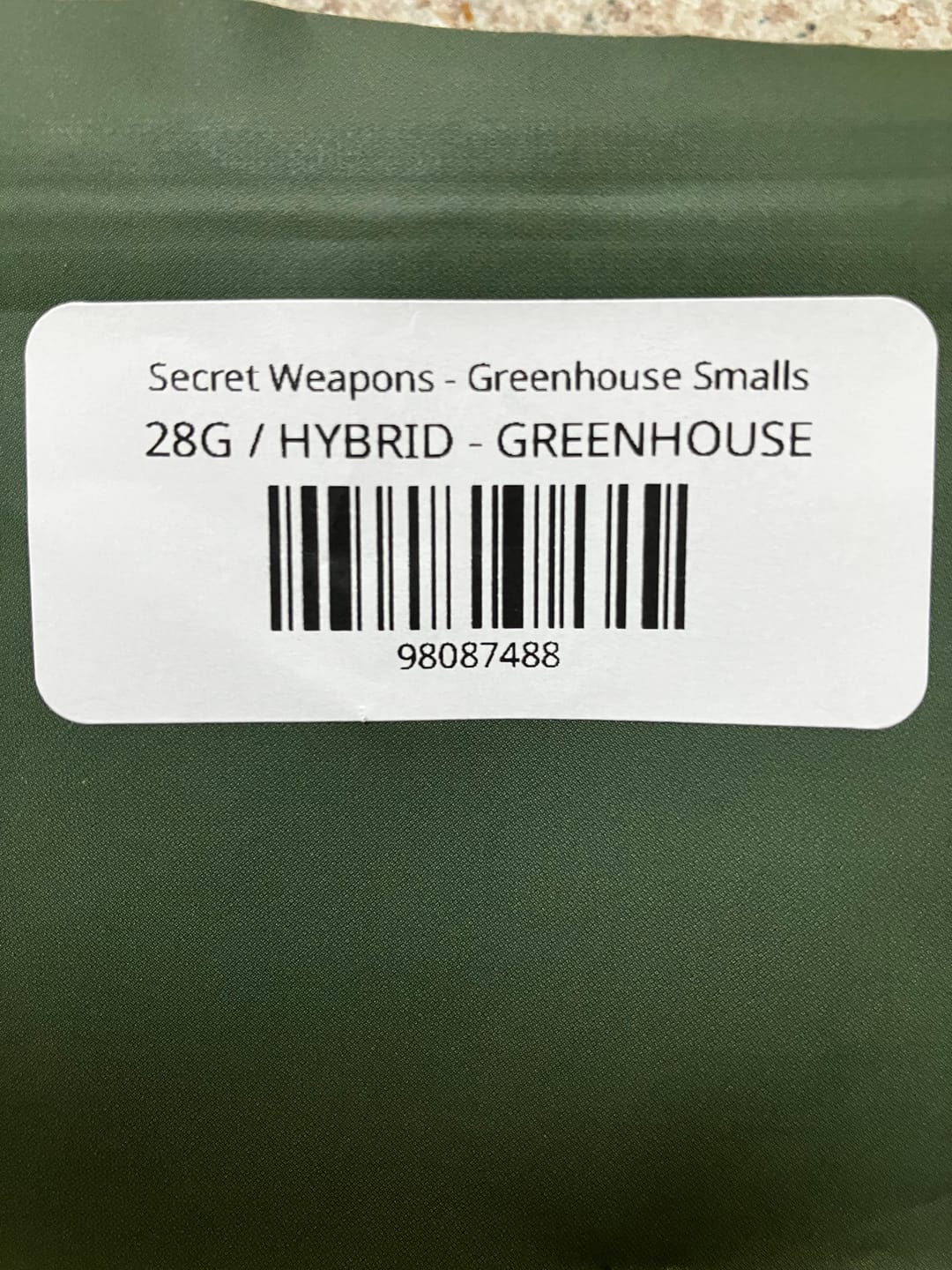 Customer photo review of Secret Weapons - Greenhouse Smalls