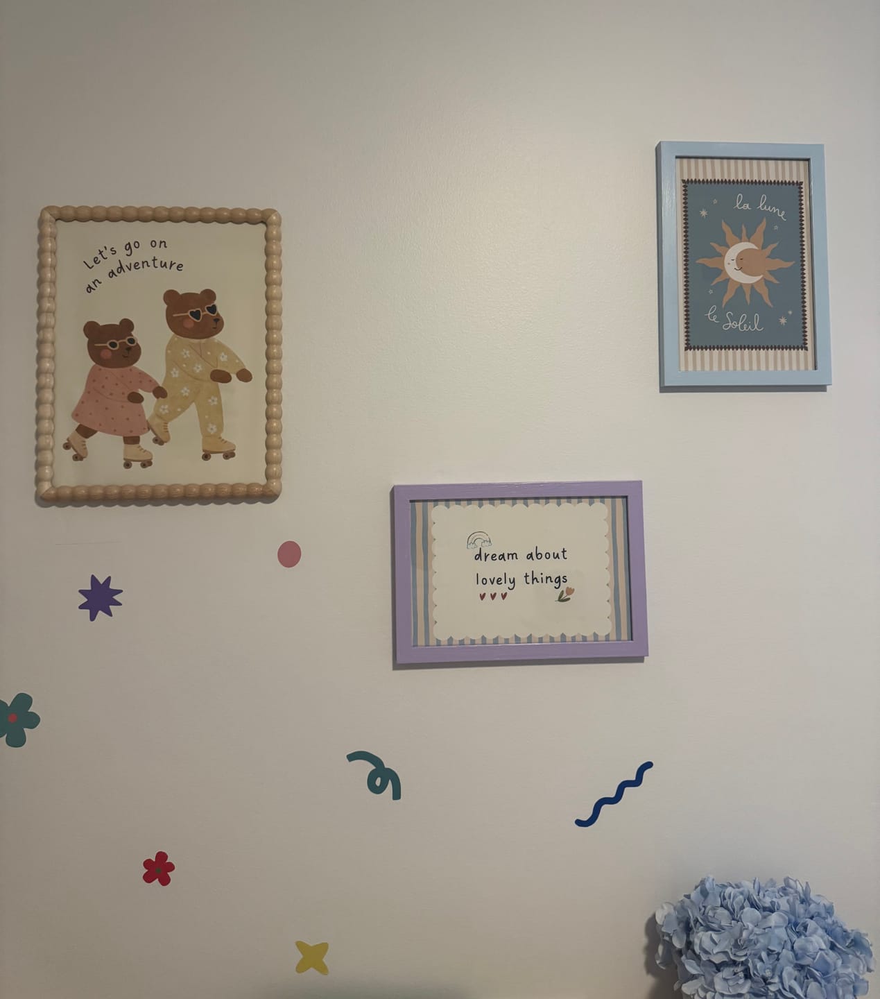Customer photo review of Adventure Bears – Nursery & Kids Wall Art