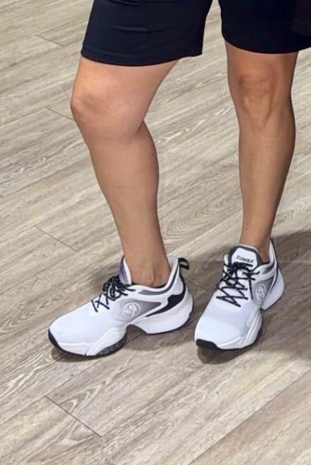 Customer photo review of Zumba Air Stomp - White/Black