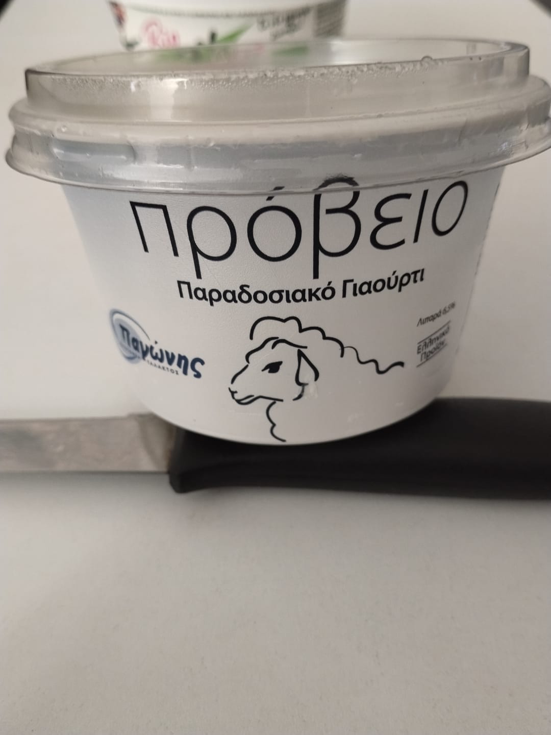 Customer photo review of Traditional Greek Sheep Yogurt with Natural Cream – 3x220g