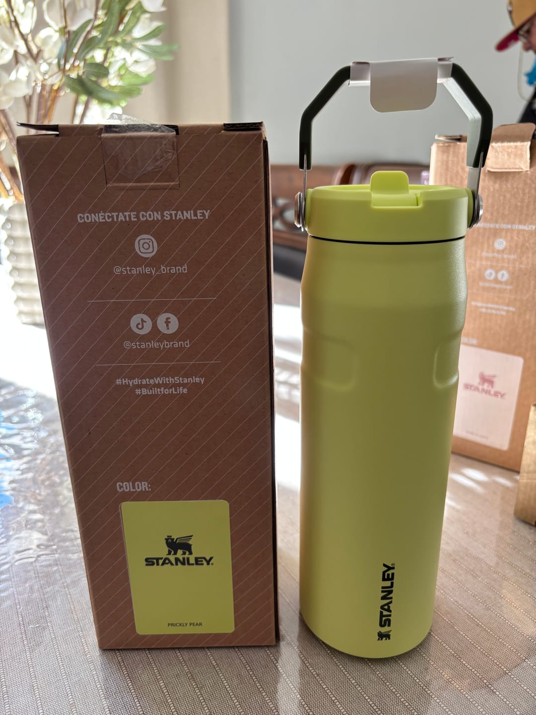 Customer photo review of Botella Térmica Flip Straw Aerolight Prickly | 710 ml