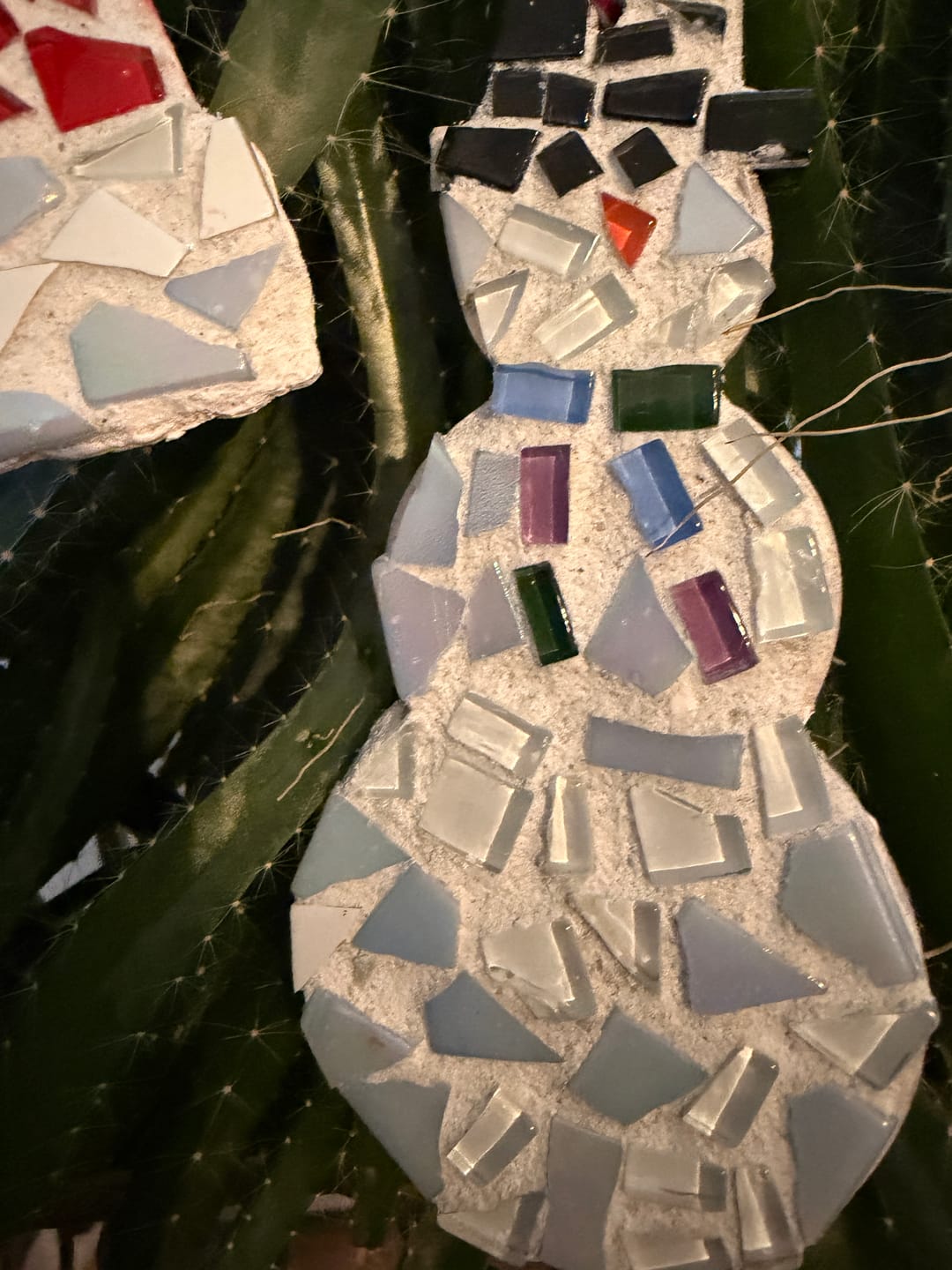 Customer photo review of Unfinished Wood Tall Snowman Shape - Craft - up to 46" DIY