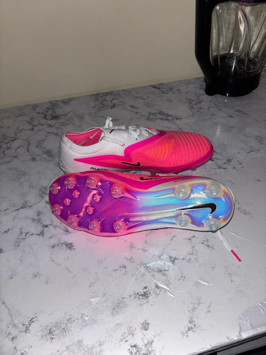 Customer photo review of Nike Phantom 6 Elite Low Cut AG - Breakout Rose/Blanc/Noir