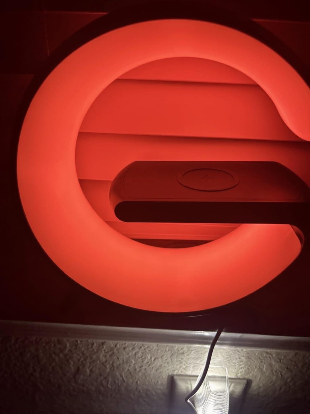 Customer photo review of Lumina Living G-Shaped Smart Lamp & Charger