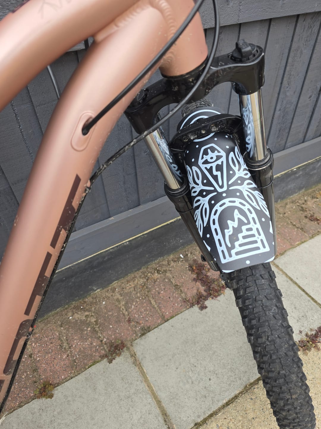 Customer photo review of Occult | Mudguard