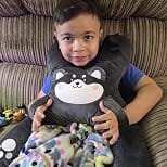 Customer photo review of 2026 New Seal Star Comfort Baby Rompers Christmas Baby Cartoon Knitted Cute Rompers for Halloween Cos Boys and Girls