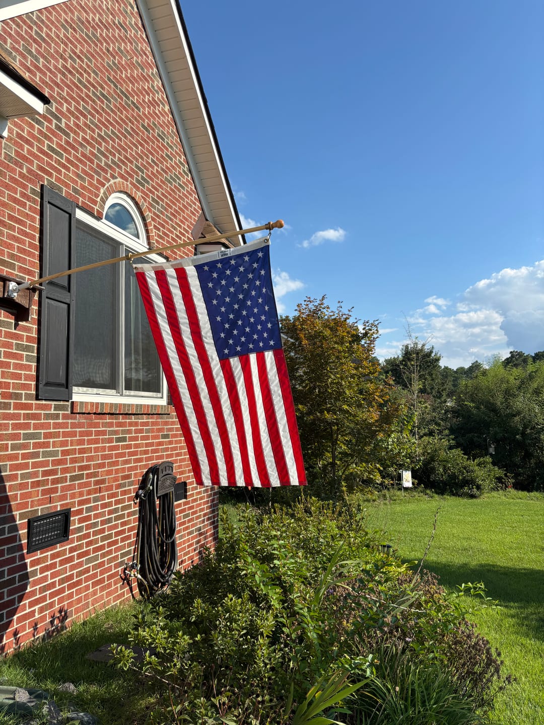 Customer photo review of 3' x 5' American Flag Set