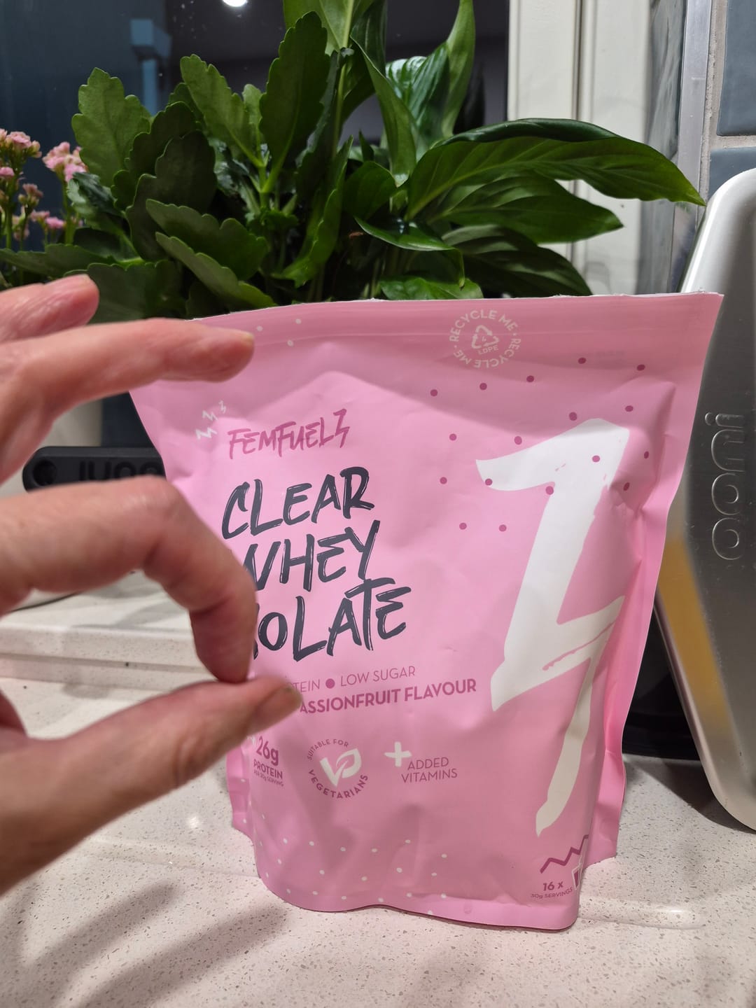 Customer photo review of Clear Whey Isolate Protein