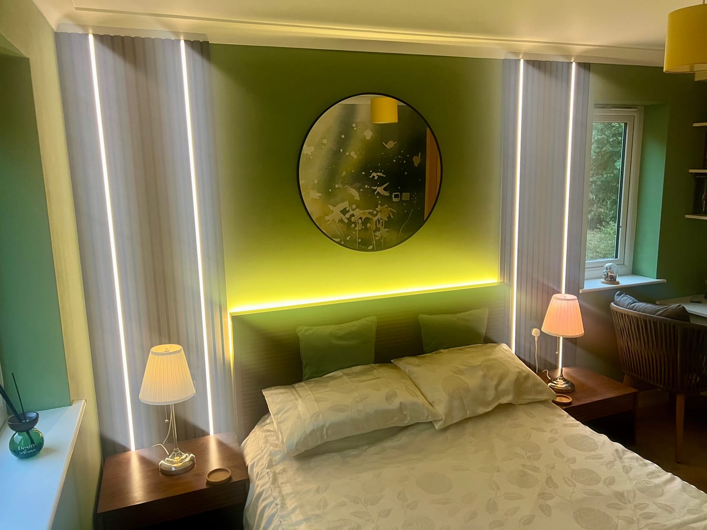 Customer photo review of LED Strip Lighting Kit For Slat Wall Panels – 2-Pack