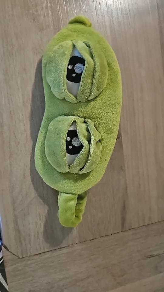 Customer photo review of Froggy's Ribbit Sleep Mask