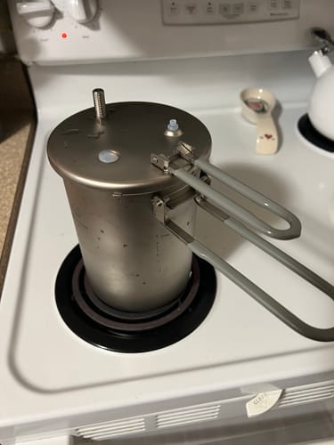 Customer photo review of Titanium Pressure Pot, Real Food at Altitude · Half the Fuel · 1800ml 520g