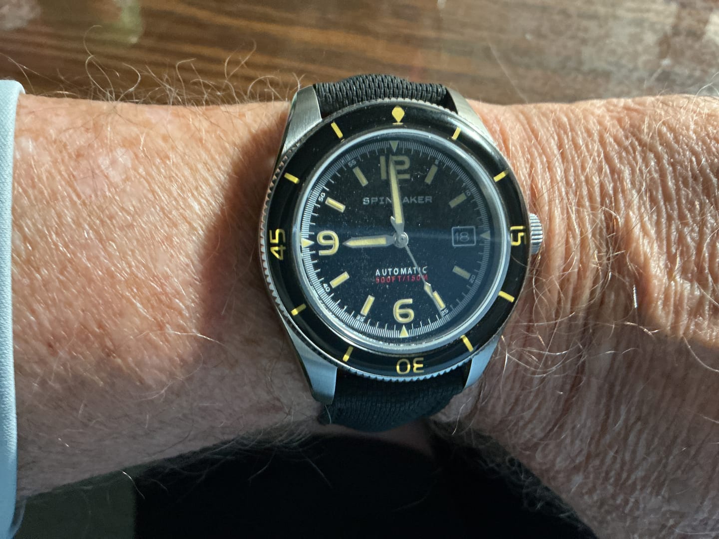 Customer photo review of Sailcloth Rubber Buckle - Blackout