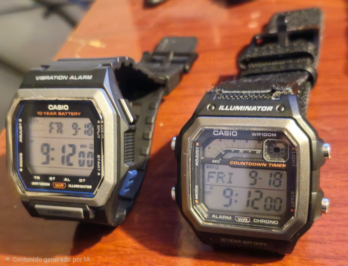 Customer photo review of Reloj Casio Vintage Vibration Alarm W-738H-1A 10 Años de Batería