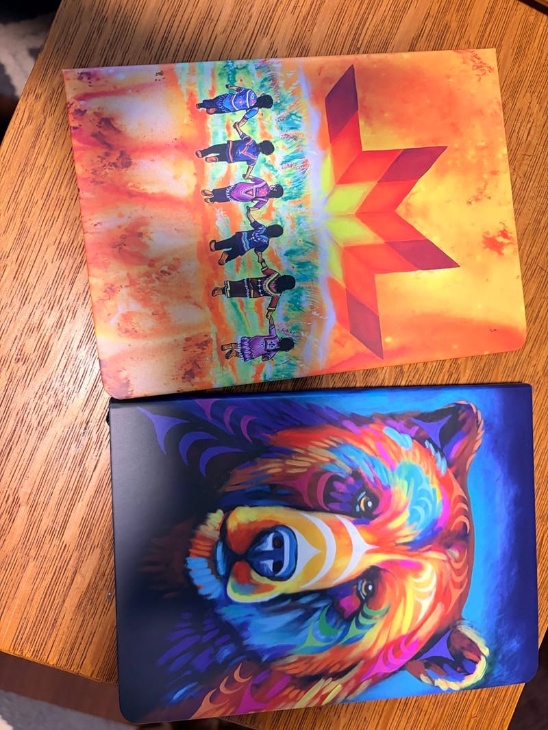 Customer photo review of Indigenous Art Hardcover Journal