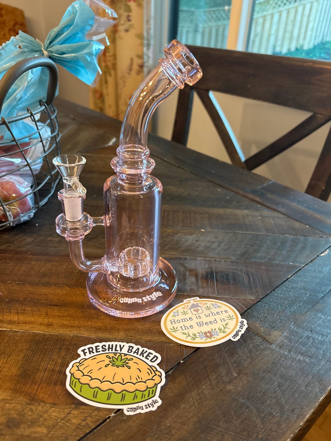 Customer photo review of PINK ALMOST BASIC BONG